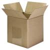 Коробка из гофрокартона четырехклапанная, 80  x 80 x 80 мм