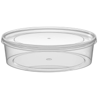 Контейнер плоский, 400 мл, D=145 мм, h=38 мм