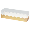Коробка для пирожных Macaron, 190 x 55 x 55, золотая