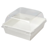 Коробка белая с купольной крышкой SMART PACK 800 130 х 130 х 95 мм