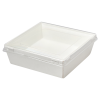 Коробка белая с плоской крышкой SMART PACK 800 130 х 130 х 50  мм