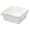 Коробка белая с плоской крышкой SMART PACK 300 85 х 85 х 50 мм