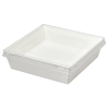 Коробка белая с плоской крышкой SMART PACK 900 145 х 145 х 50  мм