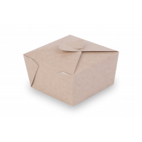 Коробка ланч бокс картонная OSQ Meal Box S, 100/118 x 100/118 x 65 мм